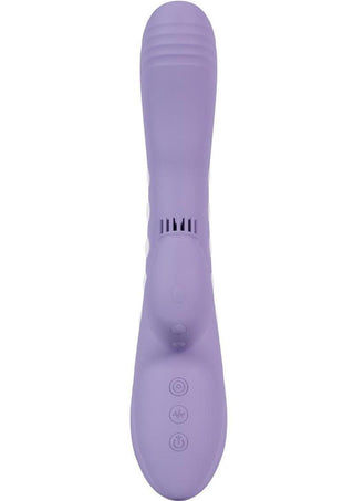 Vive Andria Led Rechargeable Silicone Dual Motor G-Spot Vibrating and Tap Clit Stimulator
