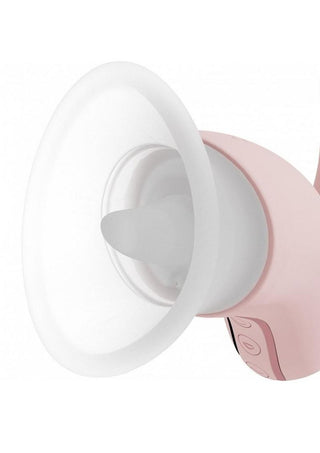 Vive Callalily Silicone Rechargeable Triple Motor G-Spot Tap, Vulva, Breast Suction and Tongue Vibrator