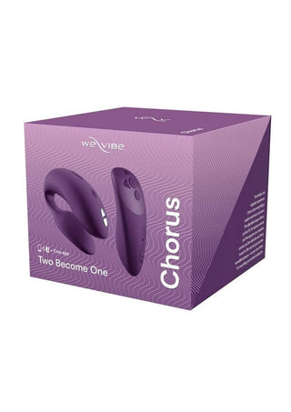 We-Vibe Chorus Rechargeable Couples Vibrator with Squeeze Remote Control - Purple