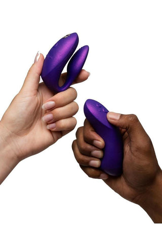 We-Vibe Chorus Pro Rechargeable Silicone Couples Vibrator with Remote Control - Cosmic
