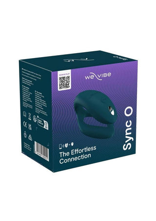 We-Vibe Sync O Rechargeable Silicone Couples Vibrator with Remote Control - Velvet - Green