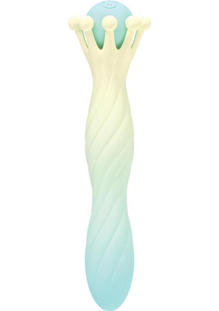 Wet Dreams Crown Jewel Rechargeable Silicone Crown Scepter Vibrating Wand - Multicolor