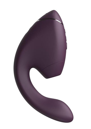 Womanizer Next Duo Rechargeable Silicone Dual G-Spot and Clitoral Stimulator - Dark