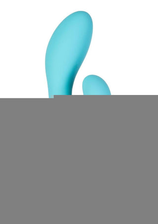 Wonderlust St Tropez Rechargeable Silicone Dual Vibrator - Teals - Teal
