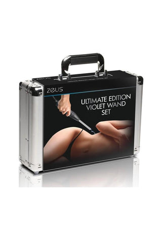 Zeus Electrosex Ultimate Edition Violet Wand - Silver - Set