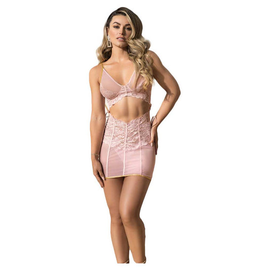 Mapale Rose Babydoll With Removable Skirt Smallmedium