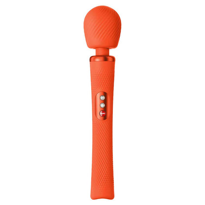 Fun Factory Vim Vibrating Weighted Rumble Wand Sunrise Orange