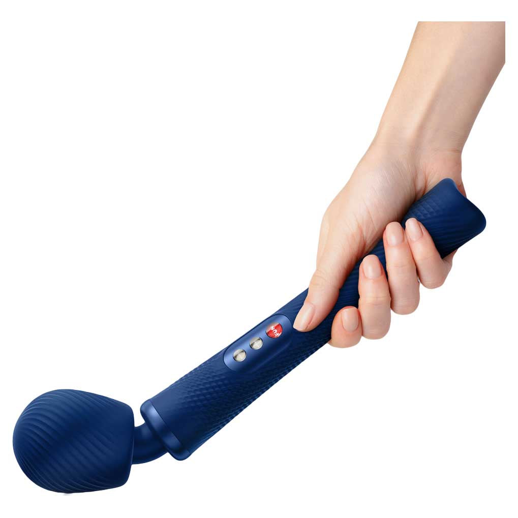 Fun Factory Vim Vibrating Weighted Rumble Wand Midnight Blue
