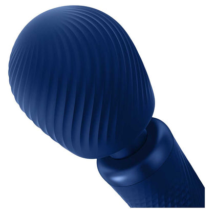 Fun Factory Vim Vibrating Weighted Rumble Wand Midnight Blue