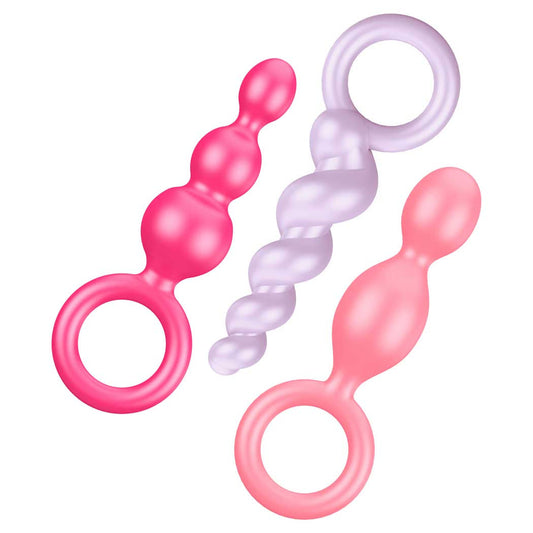Satisfyer Booty Call Butt Plug Set Colored