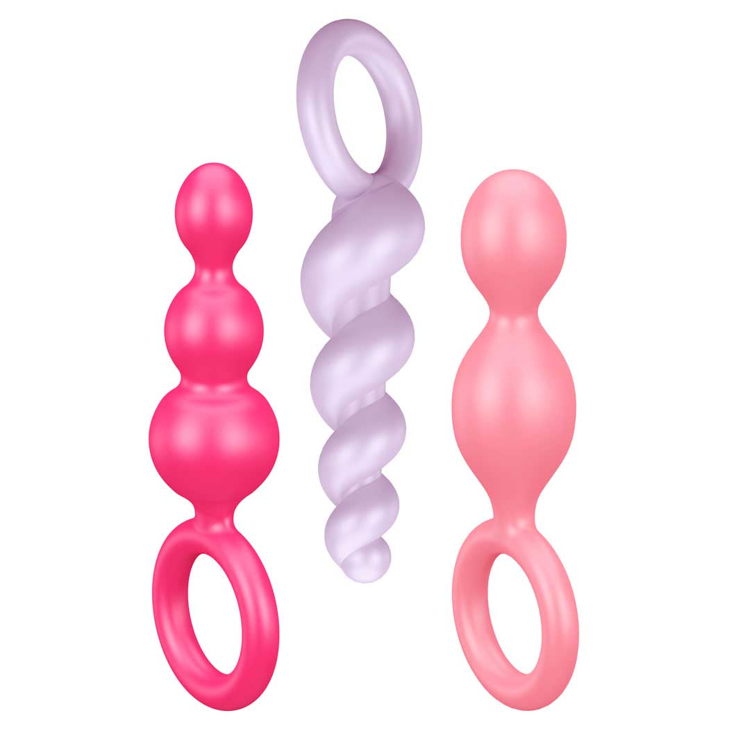 Satisfyer Booty Call Butt Plug Set Colored