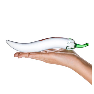 Gläs Glass Naturals Chili Pepper Dildo 7.25"