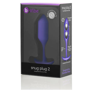 b-Vibe Snug Plug Silicone Weighted Butt Plug