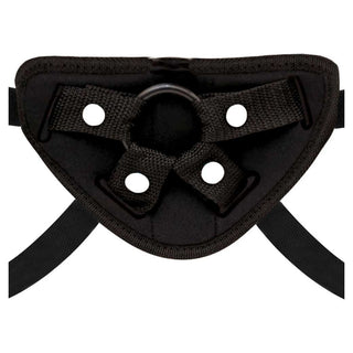 Lux Fetish 6.5 Realistic Vibrating Dildo Strap On Harness Set