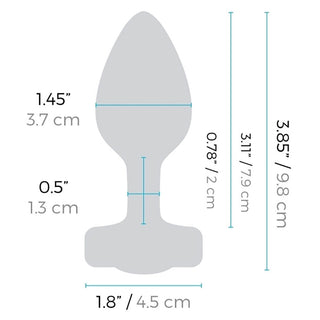 b-Vibe Vibrating Heart Anal Plug