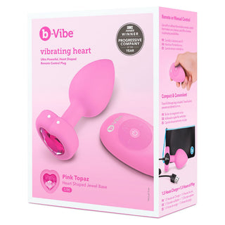 b-Vibe Vibrating Heart Anal Plug