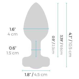 b-Vibe Vibrating Heart Anal Plug