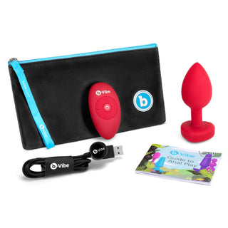 b-Vibe Vibrating Heart Anal Plug