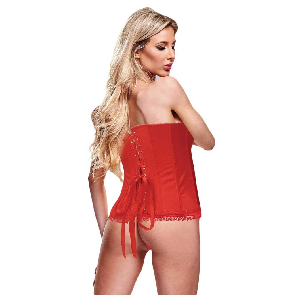 Baci Bustier Corset Red S