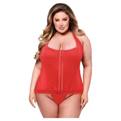 Baci Bustier Corset Red X