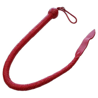 Rouge Leather Devil Tail Whip Red