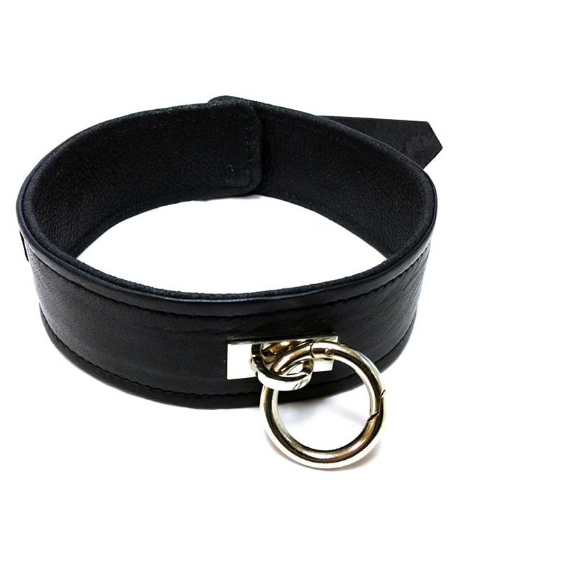 Rouge Leather Collar Black