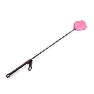 Rouge Leather Hand Riding Crop Pink