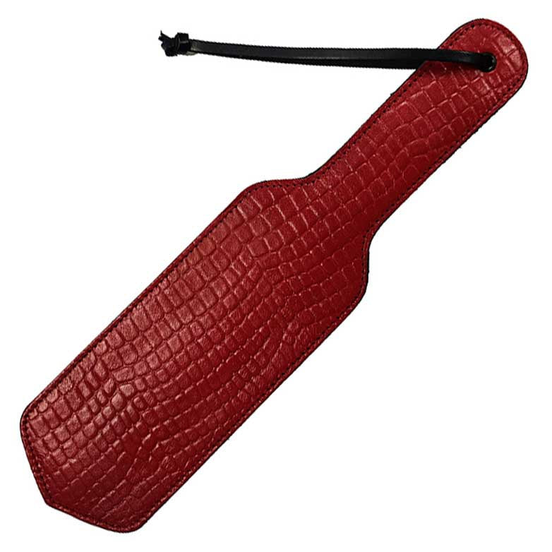 Rouge Leather Burgundy Anaconda Paddle