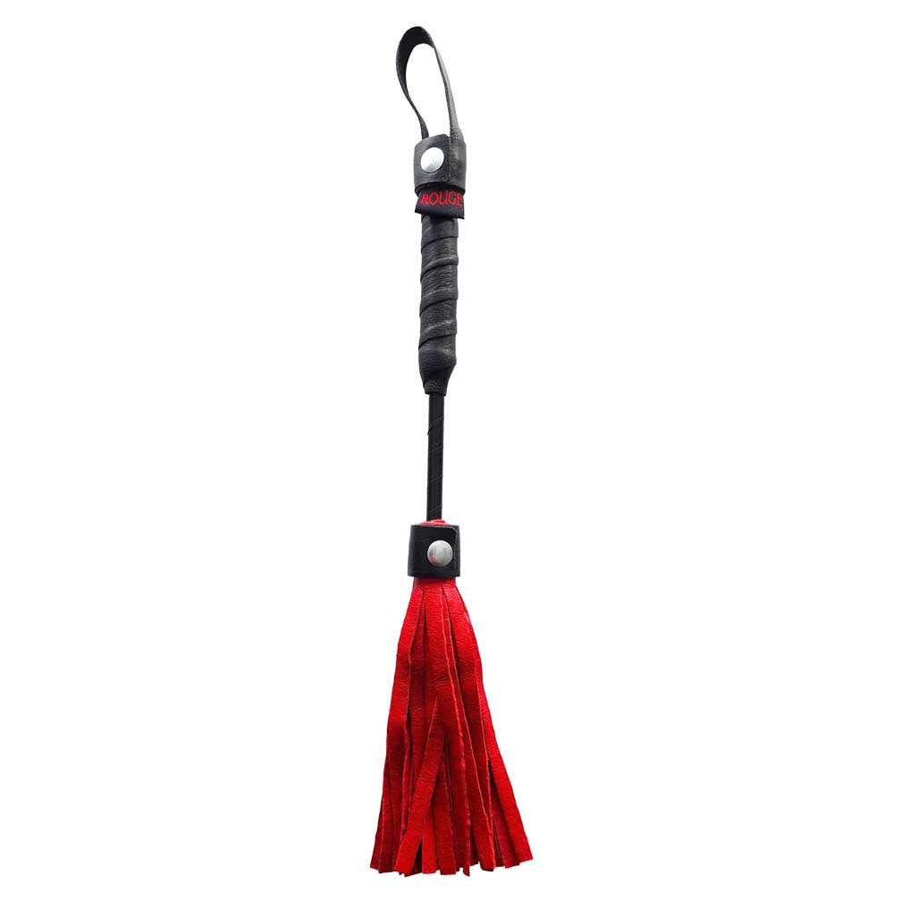 Rouge Mini Leather Flogger Red