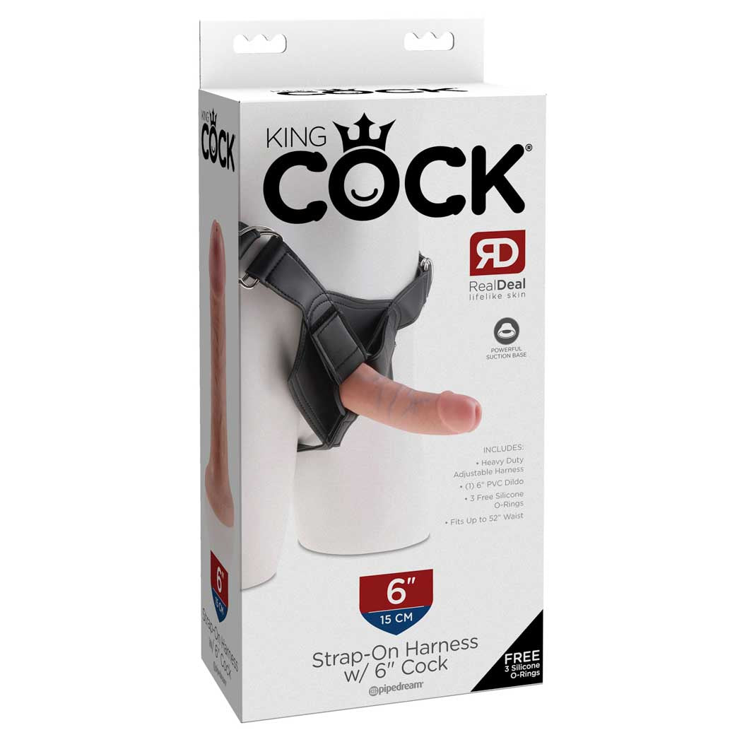 King Cock Strap On Harness With 6 Cock