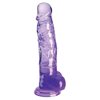 King Cock Clear Dildo with Balls