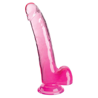 King Cock Clear Dildo with Balls