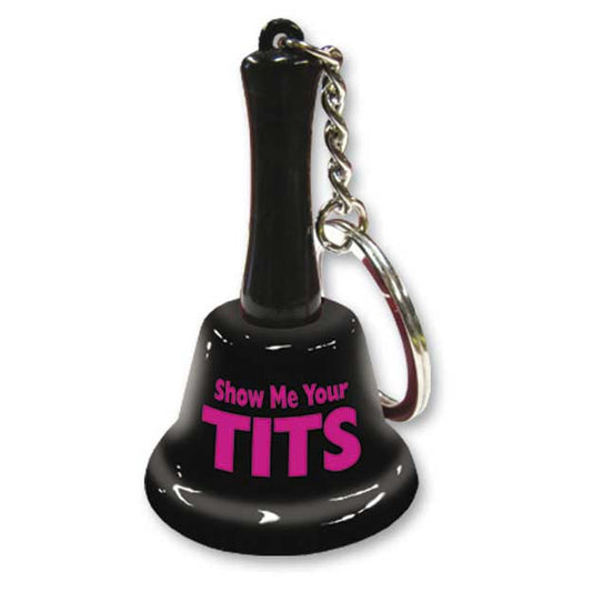 Show Me Your Tits Keychain Bell