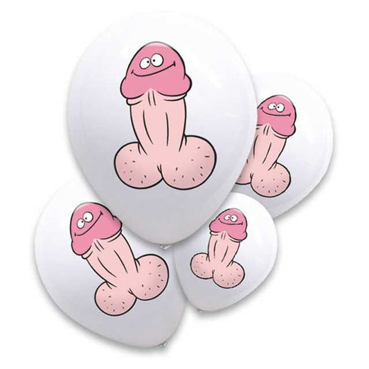 Willy Pecker Balloons 6 Pack