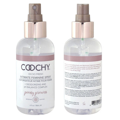 Coochy Intimate Feminine Spray Peony Prowess 4Oz 118Ml