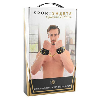 Sportsheets Cuffs And Blindfold Set Special Edition