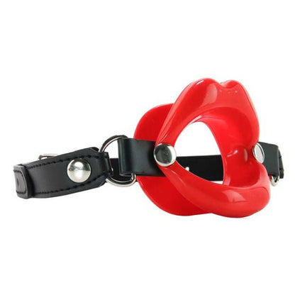Sex And Mischief By Sportsheets Silicone Lips Mouth Gag Red