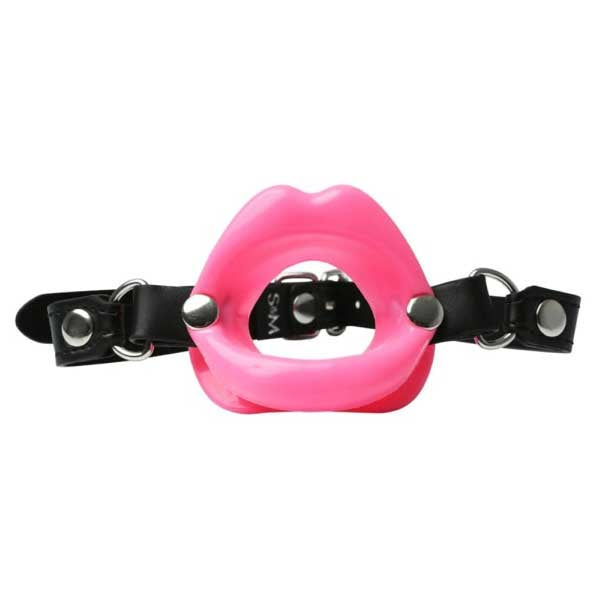 Sex And Mischief By Sportsheets Silicone Lips Mouth Gag Pink