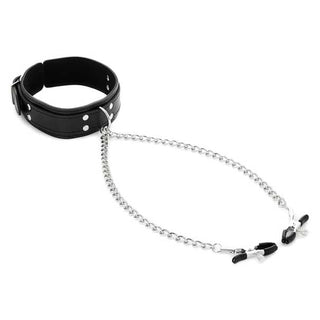 Sportsheets Collar With Nipple Clamps