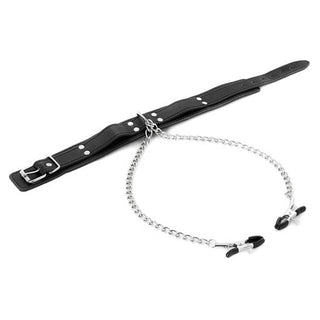 Sportsheets Collar With Nipple Clamps