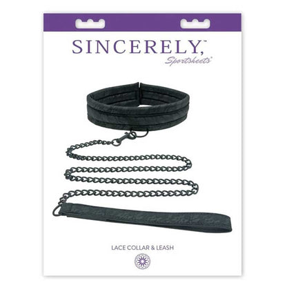 Sincerely By Sportsheets Lace Collar And Leash Set