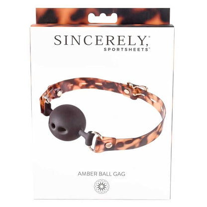 Sincerely By Sportsheets Amber Ball Gag