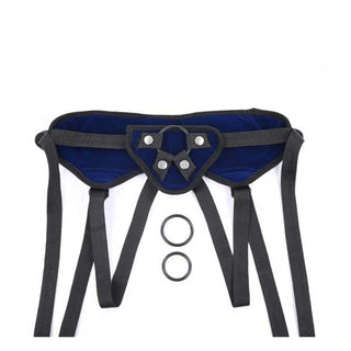 Sportsheets Lush Strap On Harness Cobalt Blue