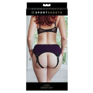 Sportsheets Lush Strap On Harness Purple