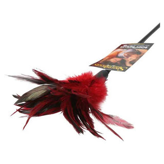 Sportsheets Starburst Feather Tickler Red