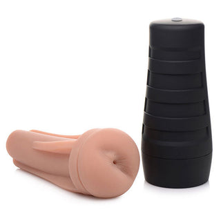 Mistress Deluxe Ass Stroker Textured Masturbator With Case