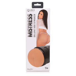 Mistress Deluxe Ass Stroker Textured Masturbator With Case