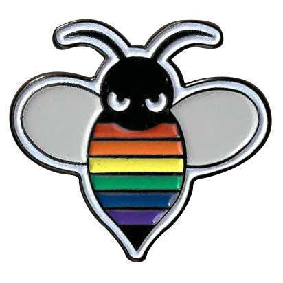 Yujean Rainbow Bee Enamel Pin