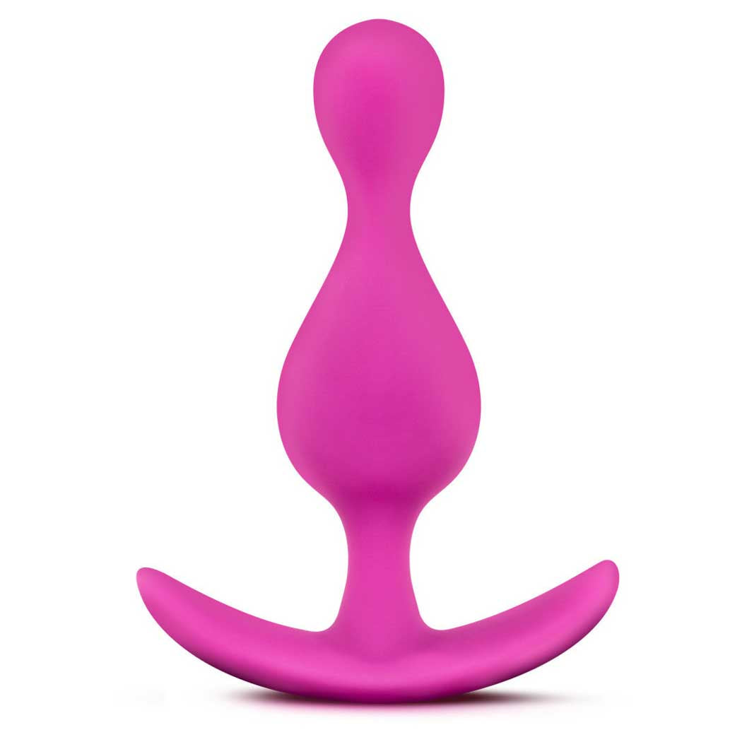 Luxe Explore 4.5 Inch Anal Plug With Handle Fuchsia
