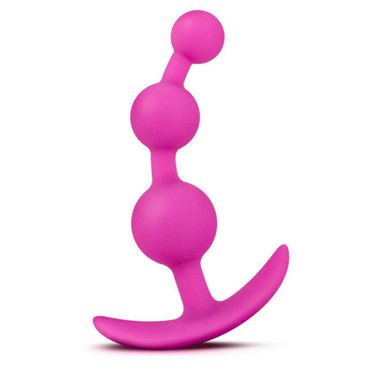 Luxe Be Me 3 5.25 Anal Plug With Handle Fuchsia
